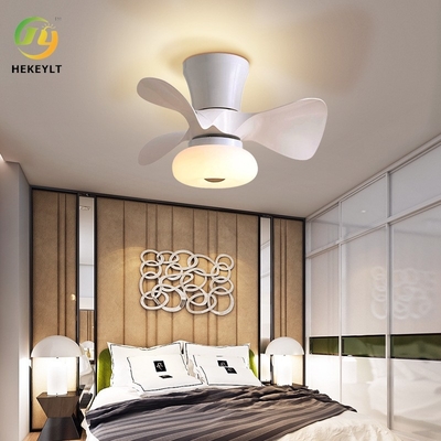 極めて薄い天井に付いている扇風機ライト北欧のレストラン簡単で小さいファン ライト子供の寝室部屋ファン ライト