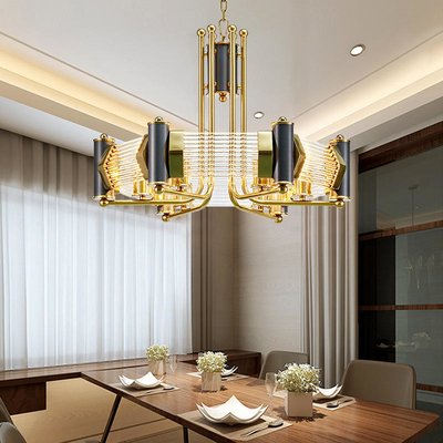 北欧のガラスLEDの現代軽く贅沢な個人化された創造的な芸術のレストランのホテル吊り下げ式ライト